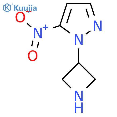 1-(azetidin-3-yl)-5-nitro-1H-pyrazole structure