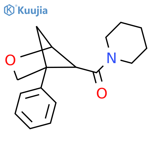1-{4-phenyl-2-oxabicyclo2.1.1hexane-5-carbonyl}piperidine structure
