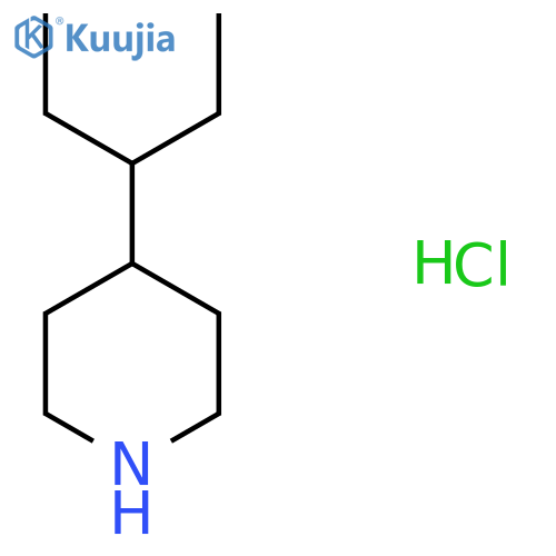 4-(pentan-3-yl)piperidine hydrochloride structure
