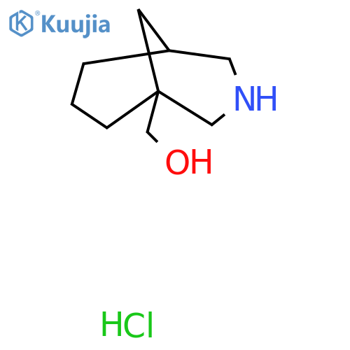 {3-azabicyclo3.3.1nonan-1-yl}methanol hydrochloride structure