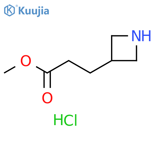 methyl 3-(azetidin-3-yl)propanoate hydrochloride structure