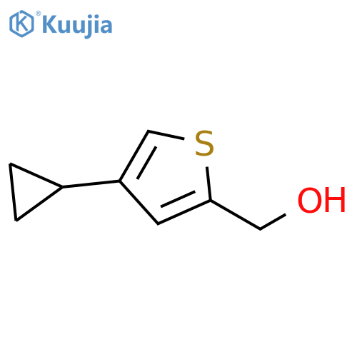 4-(Cyclopropyl)-2-(hydroxymethyl)thiophene structure