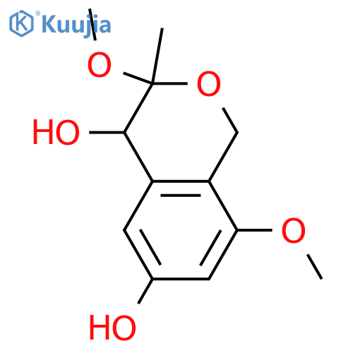 3,4-Dihydro-3-methyl-1H-2-benzopyran-3,4,6,8-tetrol; (3R,4S)-form, 3,8-Di-Me ether structure