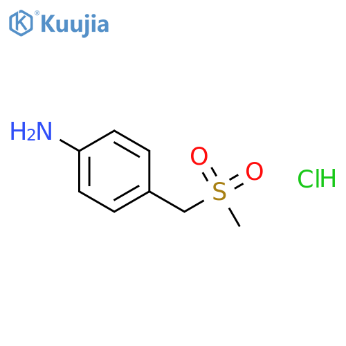 4-(Methanesulfonylmethyl)aniline structure