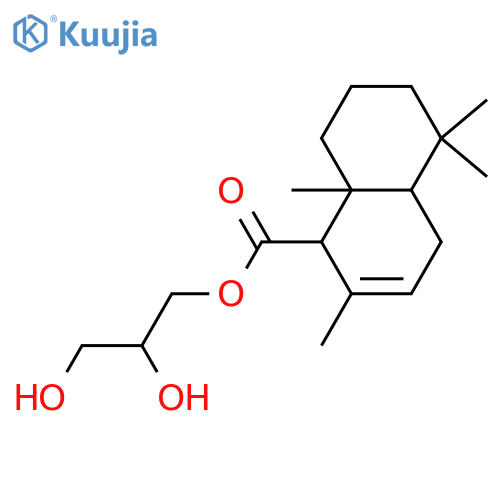 7-Drimen-11-ol; (5α,9β,10β)-form, Carboxylic acid, 2S,3-dihydroxypropyl ester structure