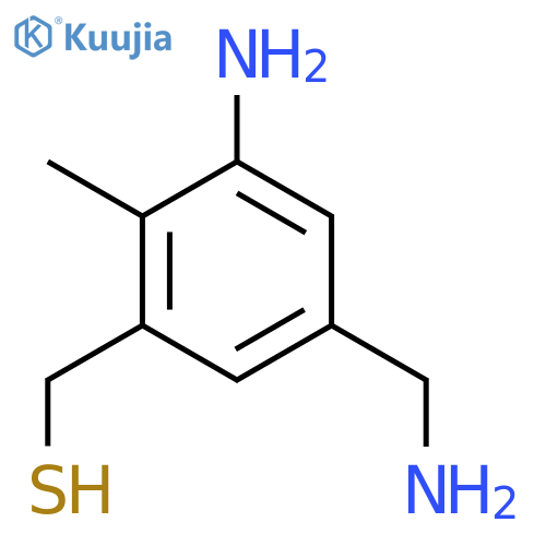 3-amino-5-(aminomethyl)-2-methylphenylmethanethiol structure