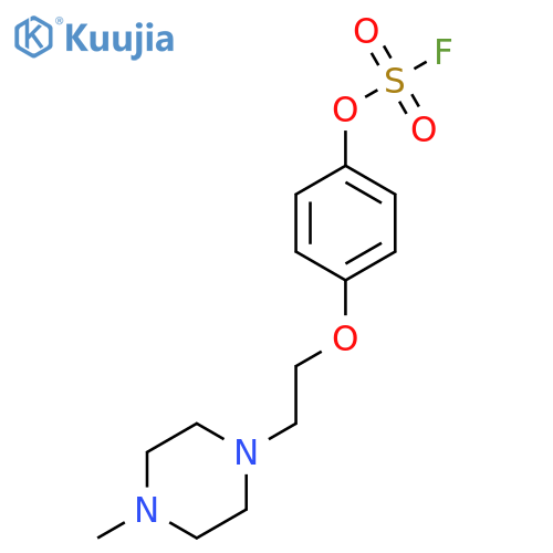 1-[2-(4-Fluorosulfonyloxyphenoxy)ethyl]-4-methylpiperazine structure
