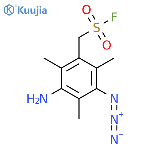 (3-Amino-5-azido-2,4,6-trimethylphenyl)methanesulfonyl fluoride structure