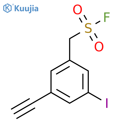 (3-Ethynyl-5-iodophenyl)methanesulfonyl fluoride structure
