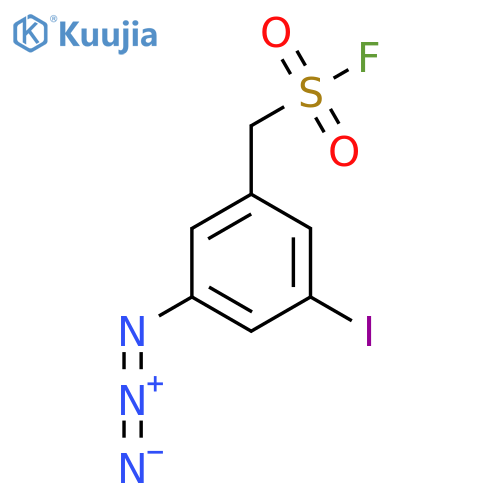 (3-Azido-5-iodophenyl)methanesulfonyl fluoride structure