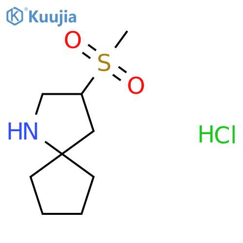 3-methanesulfonyl-1-azaspiro4.4nonane hydrochloride structure