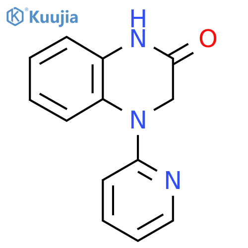 4-(pyridin-2-yl)-1,2,3,4-tetrahydroquinoxalin-2-one structure