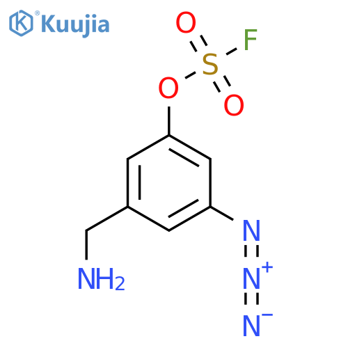 3-(Aminomethyl)-5-azidophenyl sulfurofluoridate structure