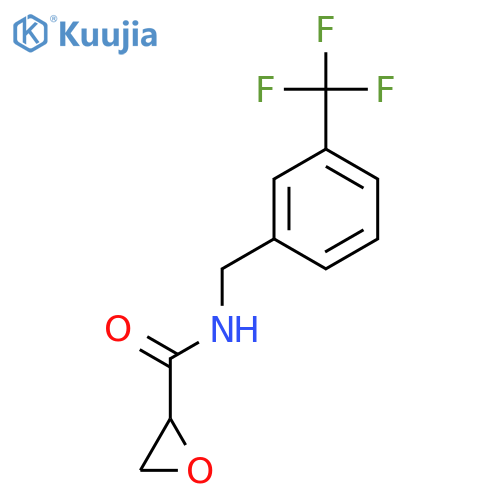 N-{3-(trifluoromethyl)phenylmethyl}oxirane-2-carboxamide structure