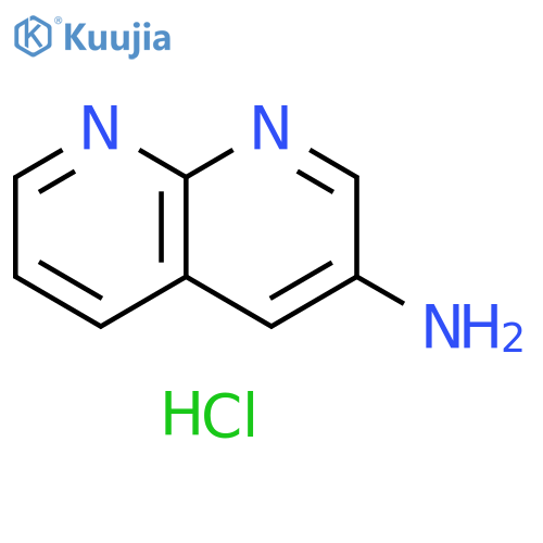 1,8-naphthyridin-3-amine dihydrochloride structure