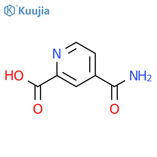4-carbamoylpyridine-2-carboxylic acid structure