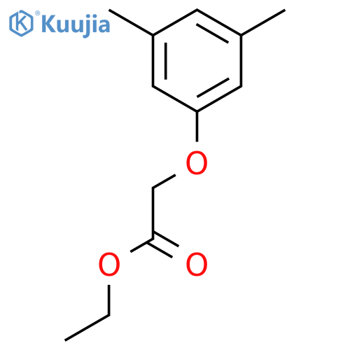 Acetic acid, (3,5-dimethylphenoxy)-, ethyl ester structure
