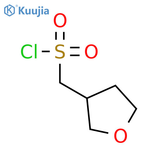 (oxolan-3-yl)methanesulfonyl chloride structure