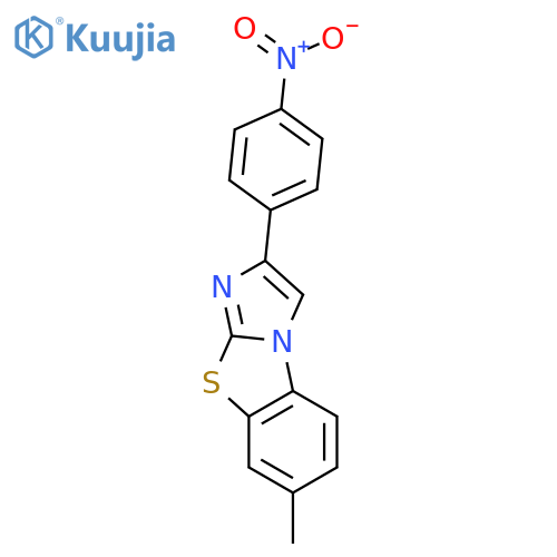 10-methyl-4-(4-nitrophenyl)-7-thia-2,5-diazatricyclo6.4.0.0^{2,6}dodeca-1(8),3,5,9,11-pentaene structure