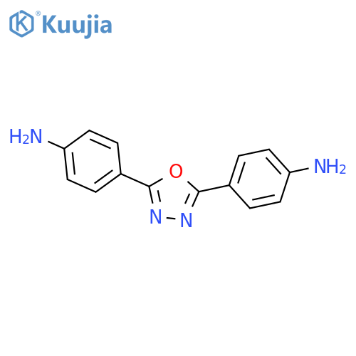 2,5-Bis-(4-aminophenyl)-1,3,4-oxadiazole structure