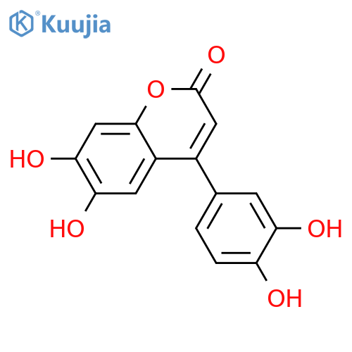 4-(3,4-Dihydroxyphenyl)-6,7-dihydroxy-2H-1-benzopyran-2-one structure