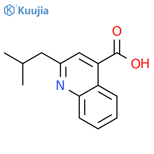 2-Isobutylquinoline-4-carboxylic Acid structure