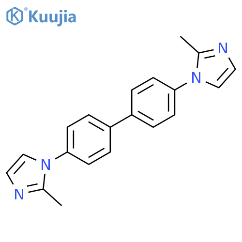 1H-Imidazole, 1,1'-[[1,1'-biphenyl]-4,4'-diyl]bis[2-methyl- structure