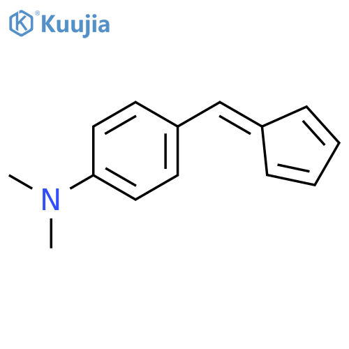 4-(Cyclopenta-2,4-dien-1-ylidenemethyl)-N,N-dimethylaniline structure