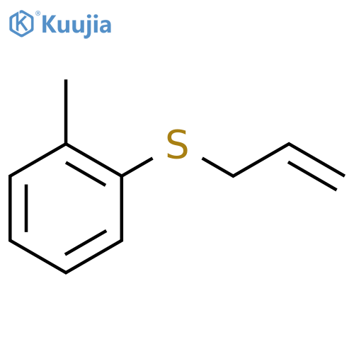 Benzene,1-methyl-2-(2-propen-1-ylthio)- structure