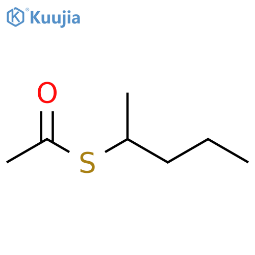 Ethanethioic acid,S-(1-methylbutyl) ester structure