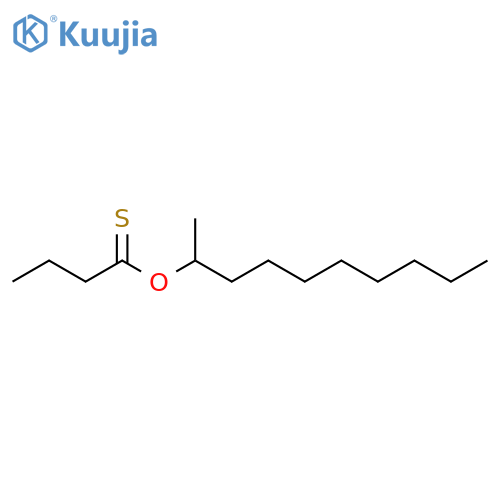 Butanethioic acid,S-decyl ester structure