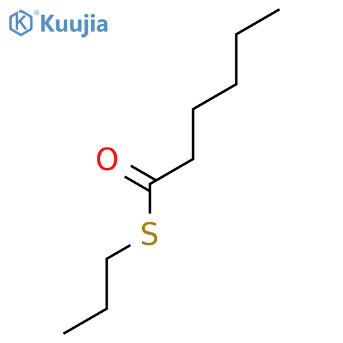 Hexanethioic acid, S-propyl ester structure