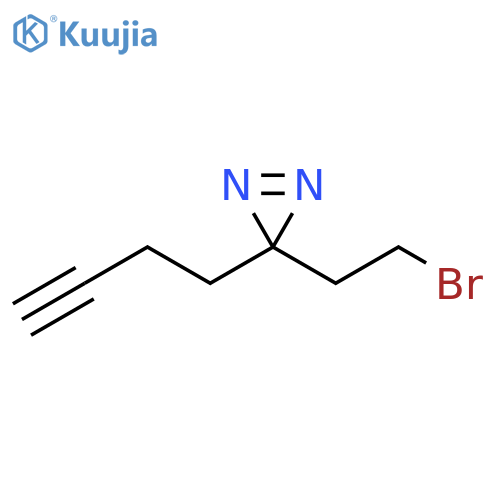 3-(2-Bromoethyl)-3-(but-3-yn-1-yl)-3H-diazirine structure