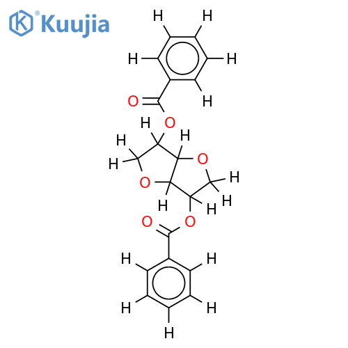 2, 5-dibenzoyl-1, 4:3, 6-Dianhydromannitol, 9CI, 8CI structure