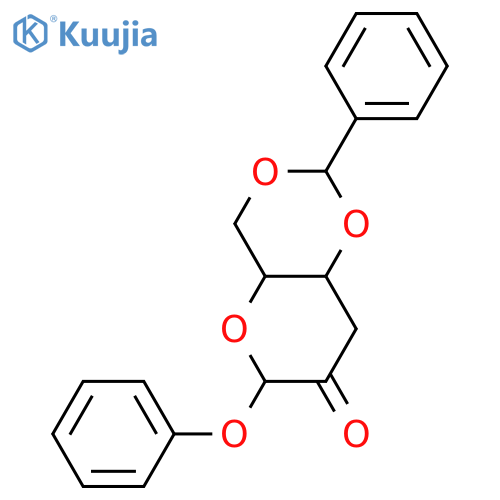 3-Deoxy-threo-hexos-2-ulose; β-D-Pyranose-form, Ph glycoside, 4,6-O-benzylidene structure