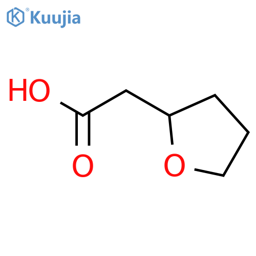 2-(oxolan-2-yl)acetic acid structure