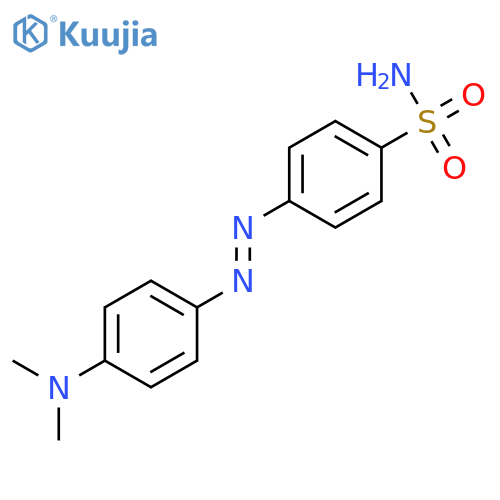 Benzenesulfonamide,4-[2-[4-(dimethylamino)phenyl]diazenyl]- structure