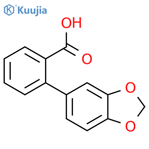 2-Biphenyl-1,3Dioxol-5-Yl-Carboxylic Acid structure