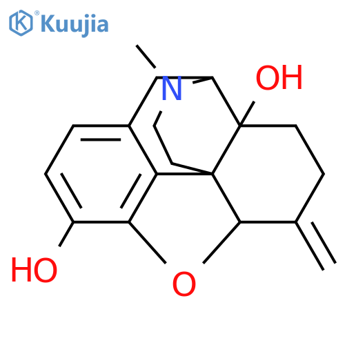 Morphinan-3,14-diol,4,5-epoxy-17-methyl-6-methylene-, hydrochloride, (5a)- (9CI) structure