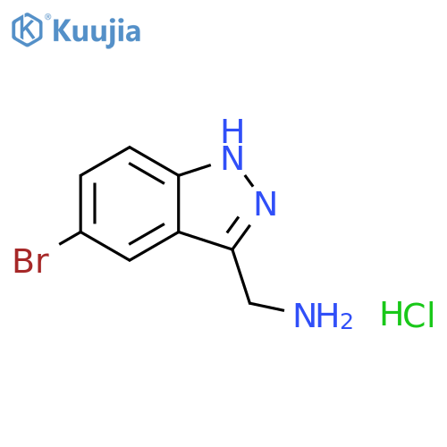(5-Bromo-1H-indazol-3-yl)methanamine hydrochloride structure