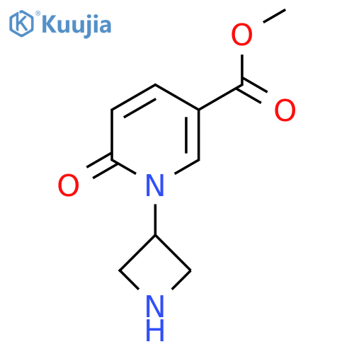 Methyl 1-(azetidin-3-yl)-6-oxo-1,6-dihydropyridine-3-carboxylate structure