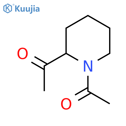 Piperidine,1,2-diacetyl- (9CI) structure