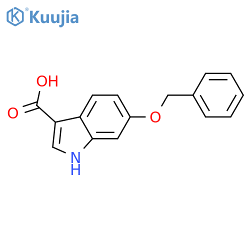 6-Benzyloxy-1h-Indole-3-Carboxylic Acid structure