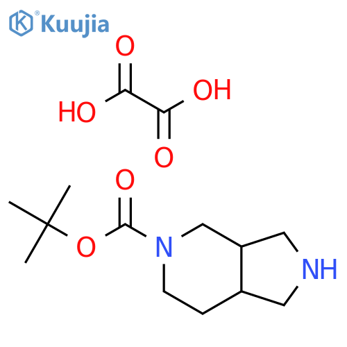 tert-Butyl octahydro-5H-pyrrolo[3,4-c]pyridine-5-carboxylate oxalate structure