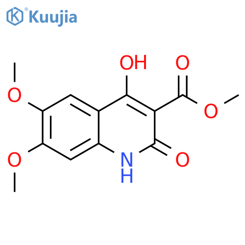 Methyl 4-hydroxy-6,7-dimethoxy-2-oxo-1,2-dihydroquinoline-3-carboxylate structure