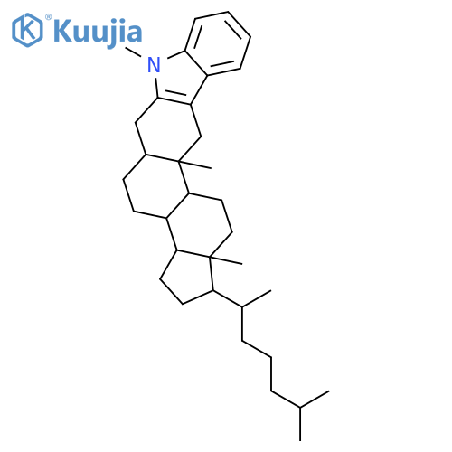 1'H-Cholest-2-eno[3,2-b]indole,1'-methyl-, (5a)-(9CI) structure