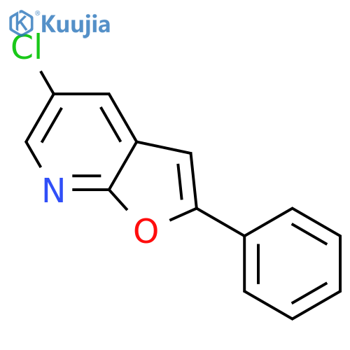 5-Chloro-2-phenylfuro[2,3-b]pyridine structure