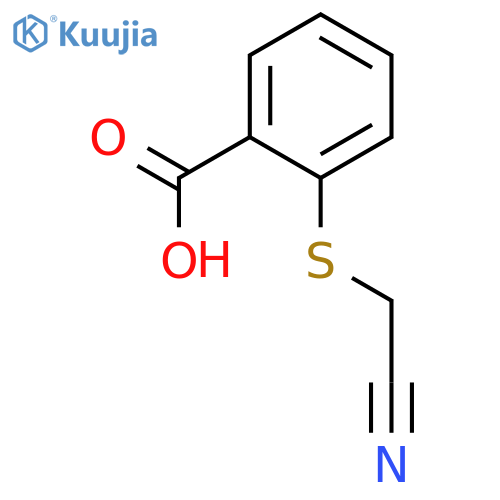 2-(cyanomethyl)sulfanylbenzoic Acid structure