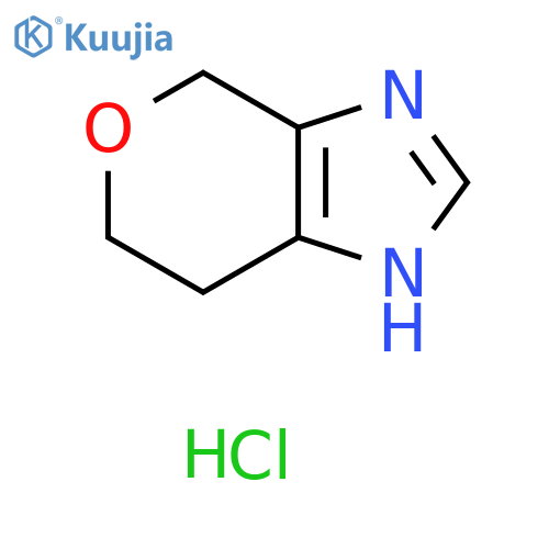 3,4,6,7-Tetrahydro-pyrano[3,4-d]imidazole hydrochloride structure