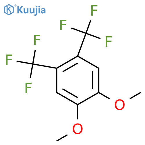 1,2-Bis(trifluoromethyl)-4,5-dimethoxybenzene structure